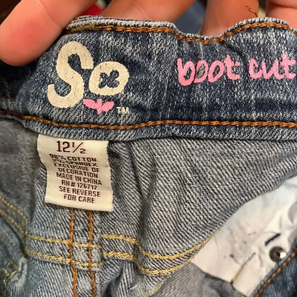 3for$20 girl bootcut size 12 1/2
